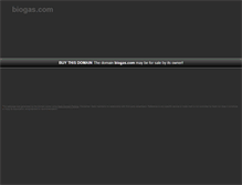 Tablet Screenshot of biogas.com