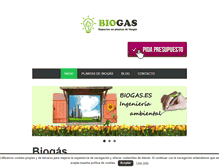 Tablet Screenshot of biogas.es