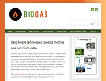 Tablet Screenshot of biogas.org.nz